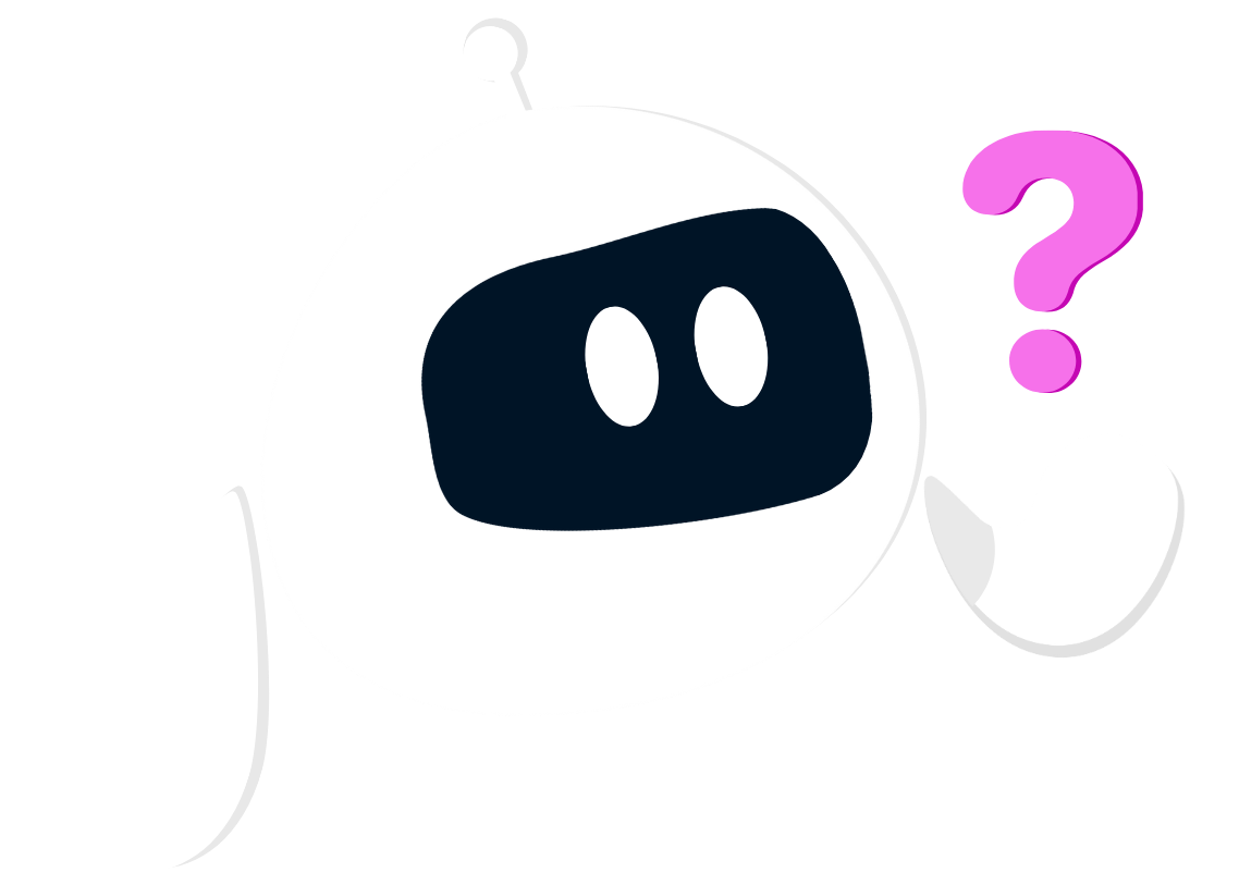 CARL mascot with question