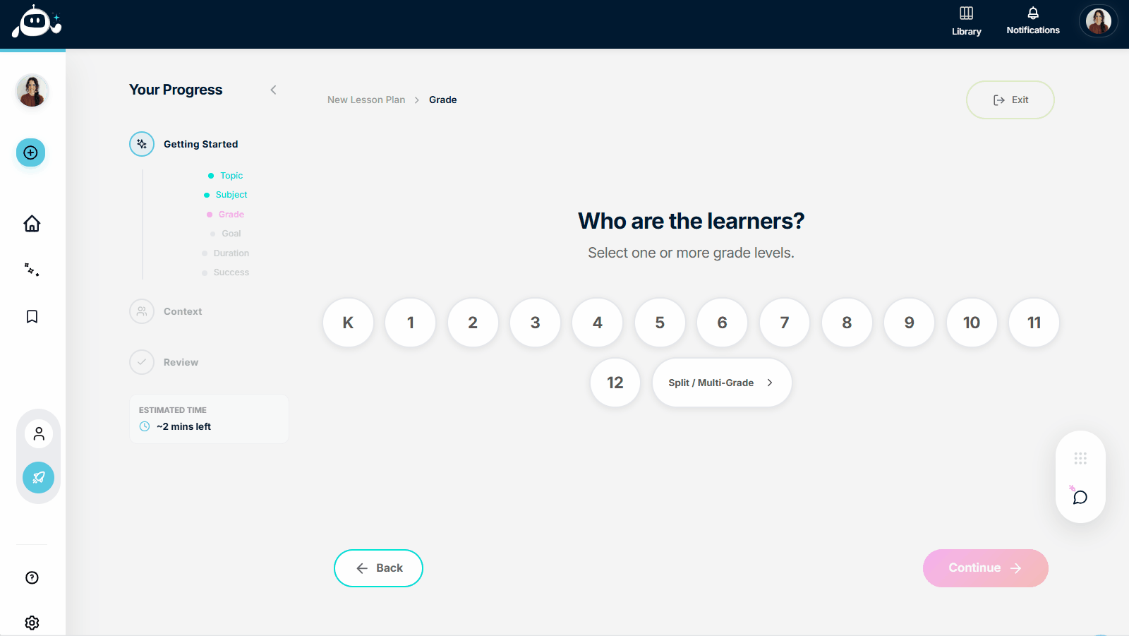 Setting Up a Split / Multi-Grade Lesson
