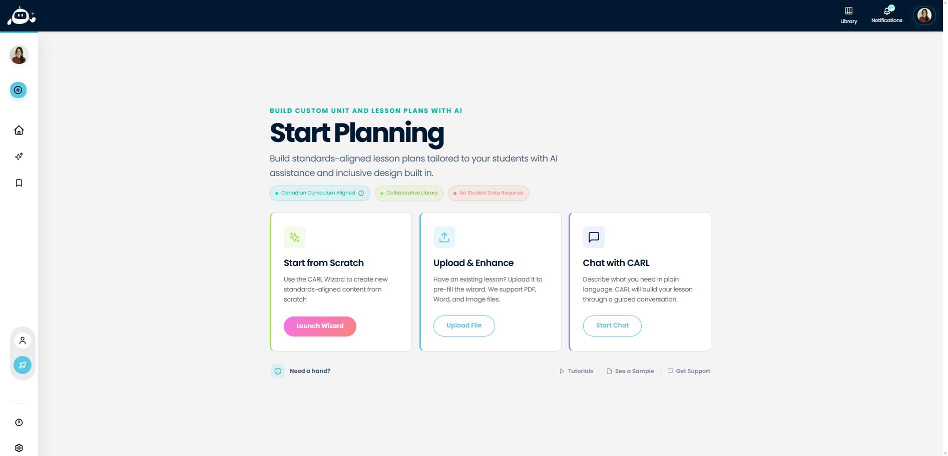 CARL Lesson Builder