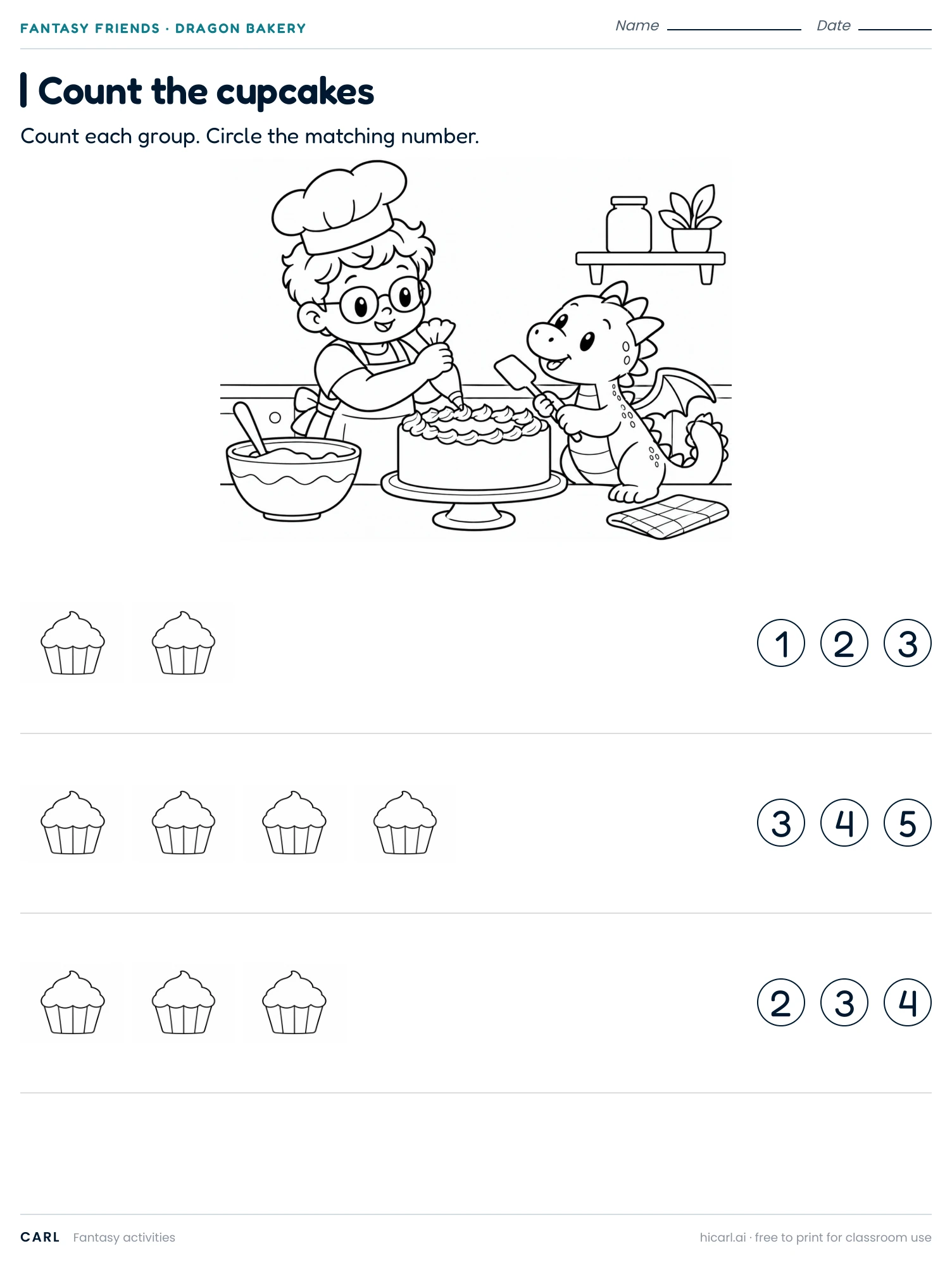 Count the cupcakes, version 2 preview