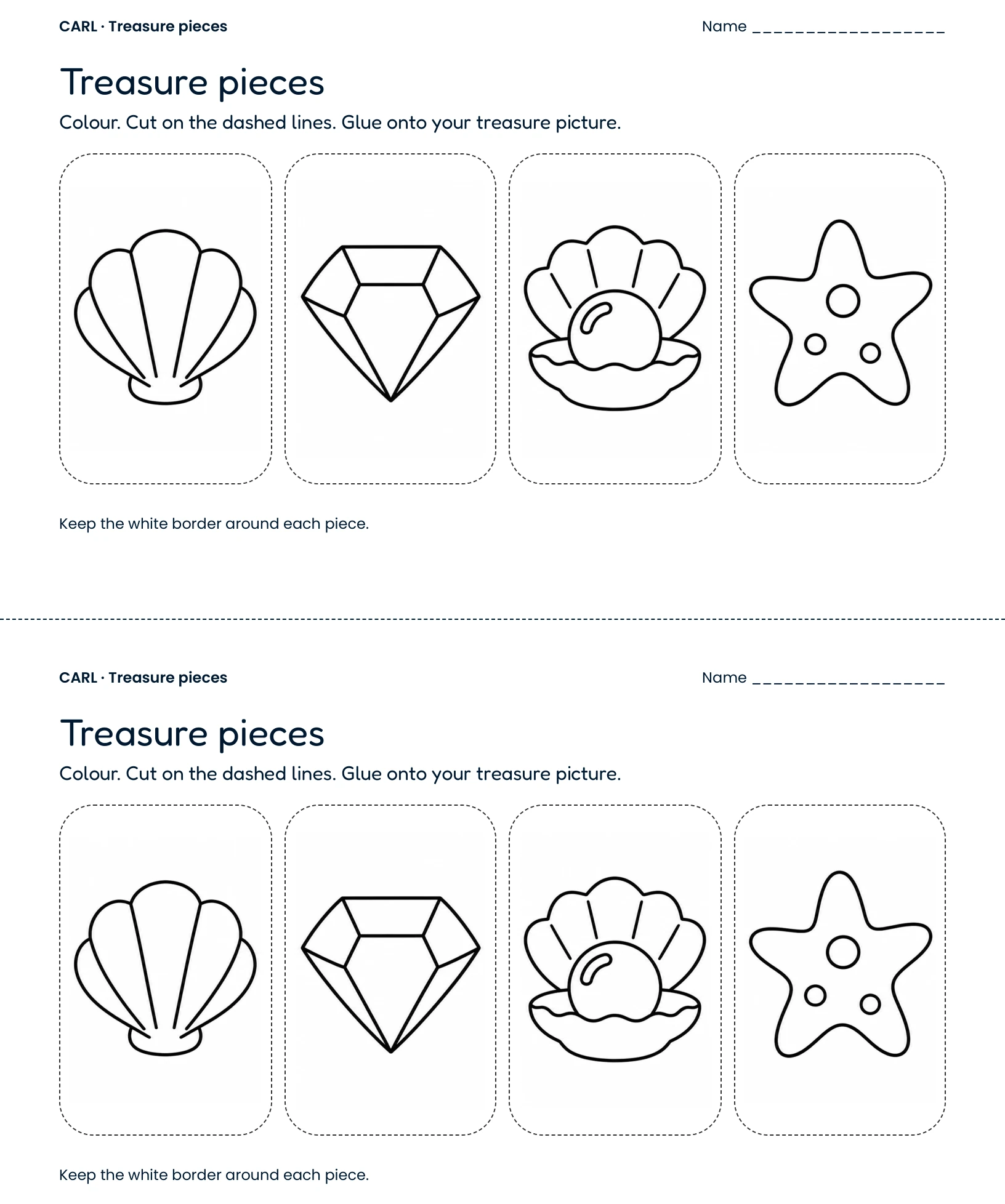 Treasure pieces preview