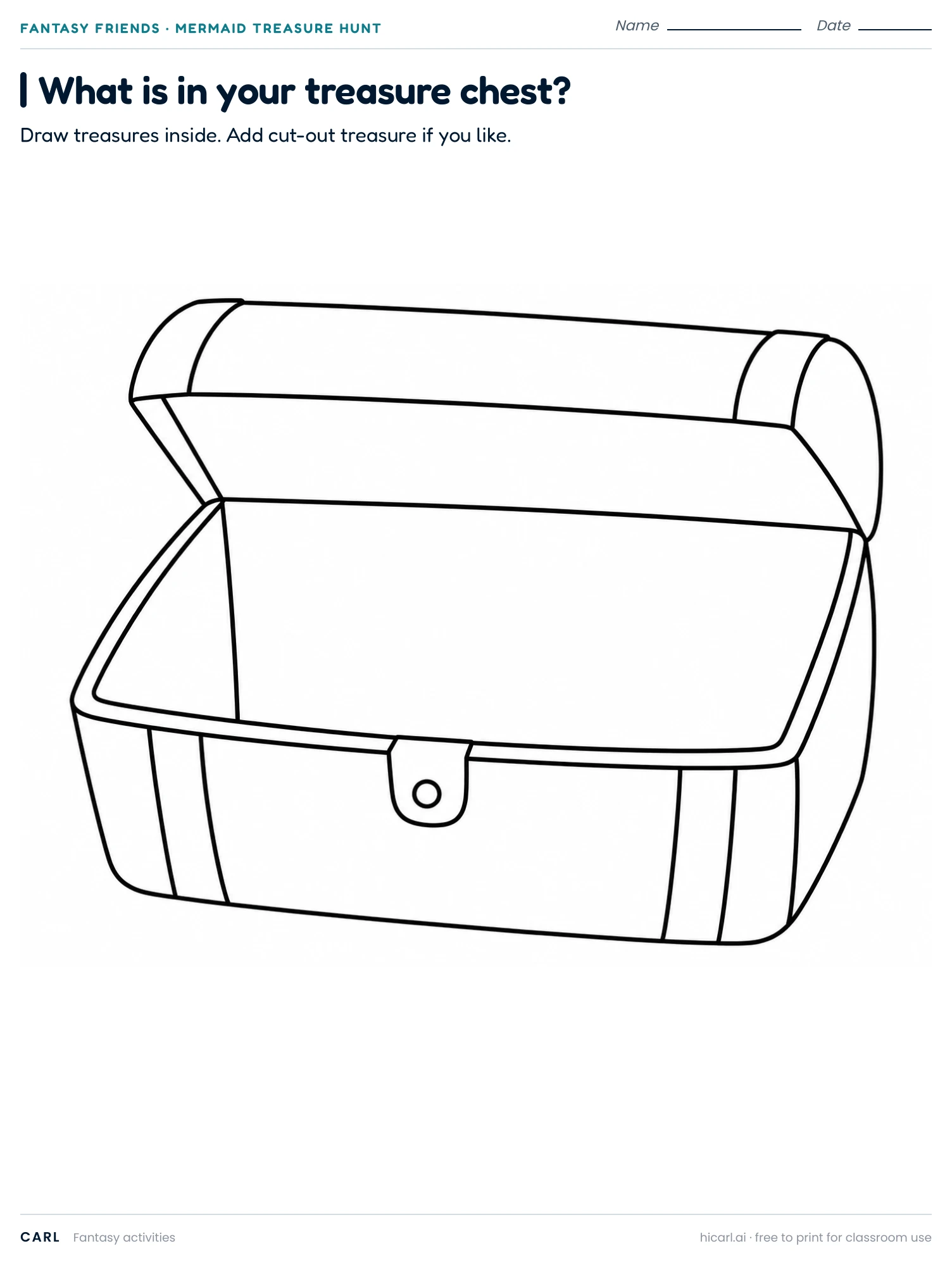What is in your treasure chest?, version 2 preview