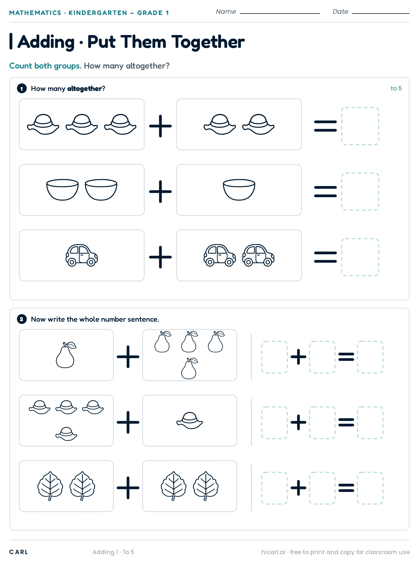 Early math preview