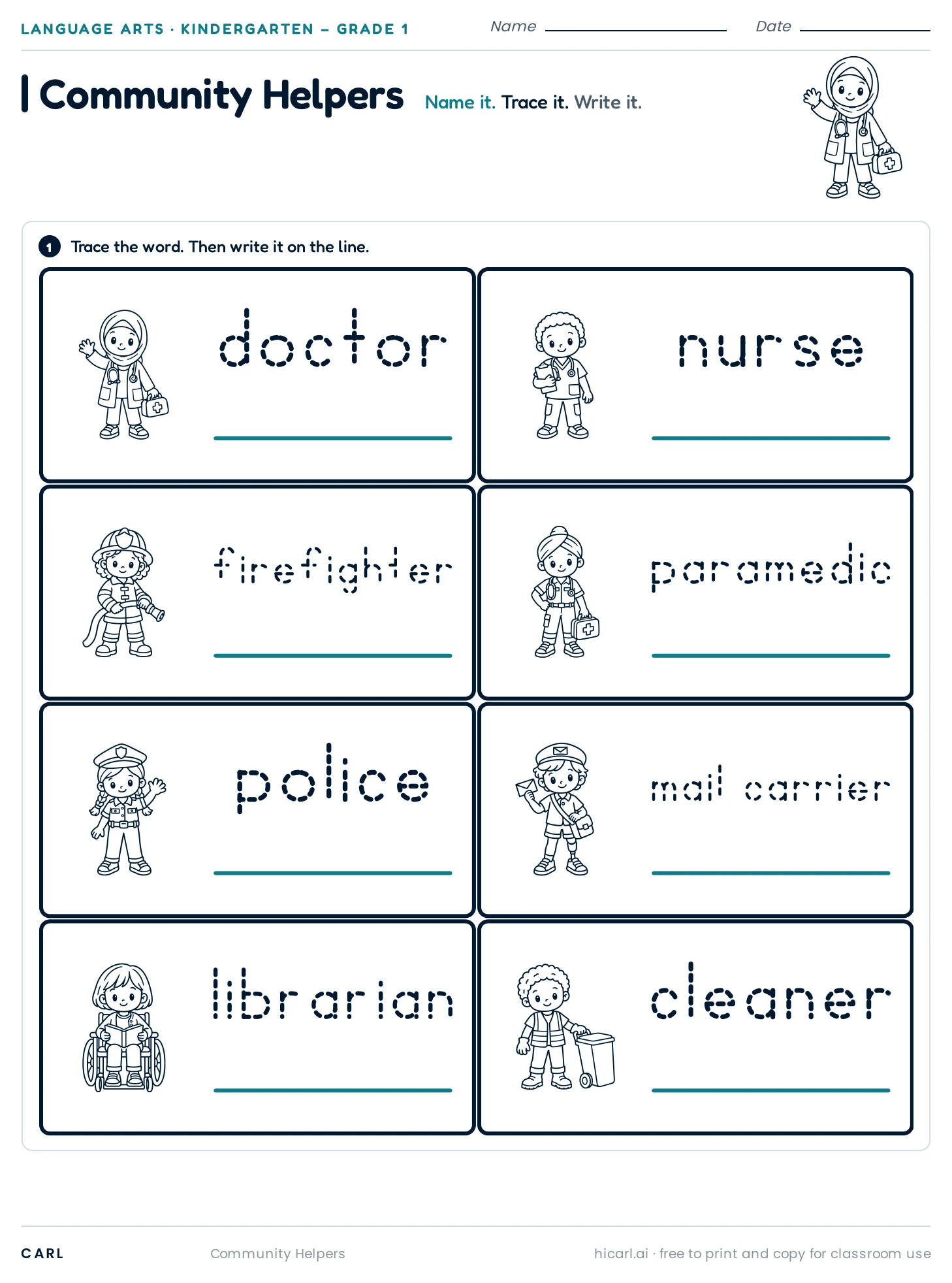 Community Helpers preview