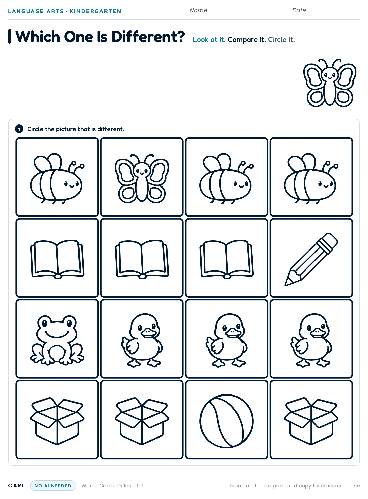 Which One Is Different? 3 preview