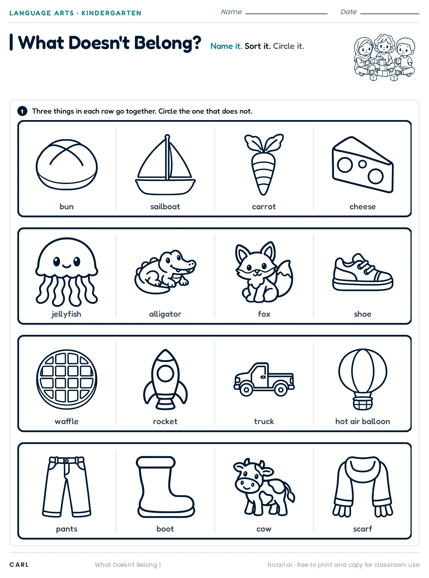 What Doesn't Belong? 1 preview