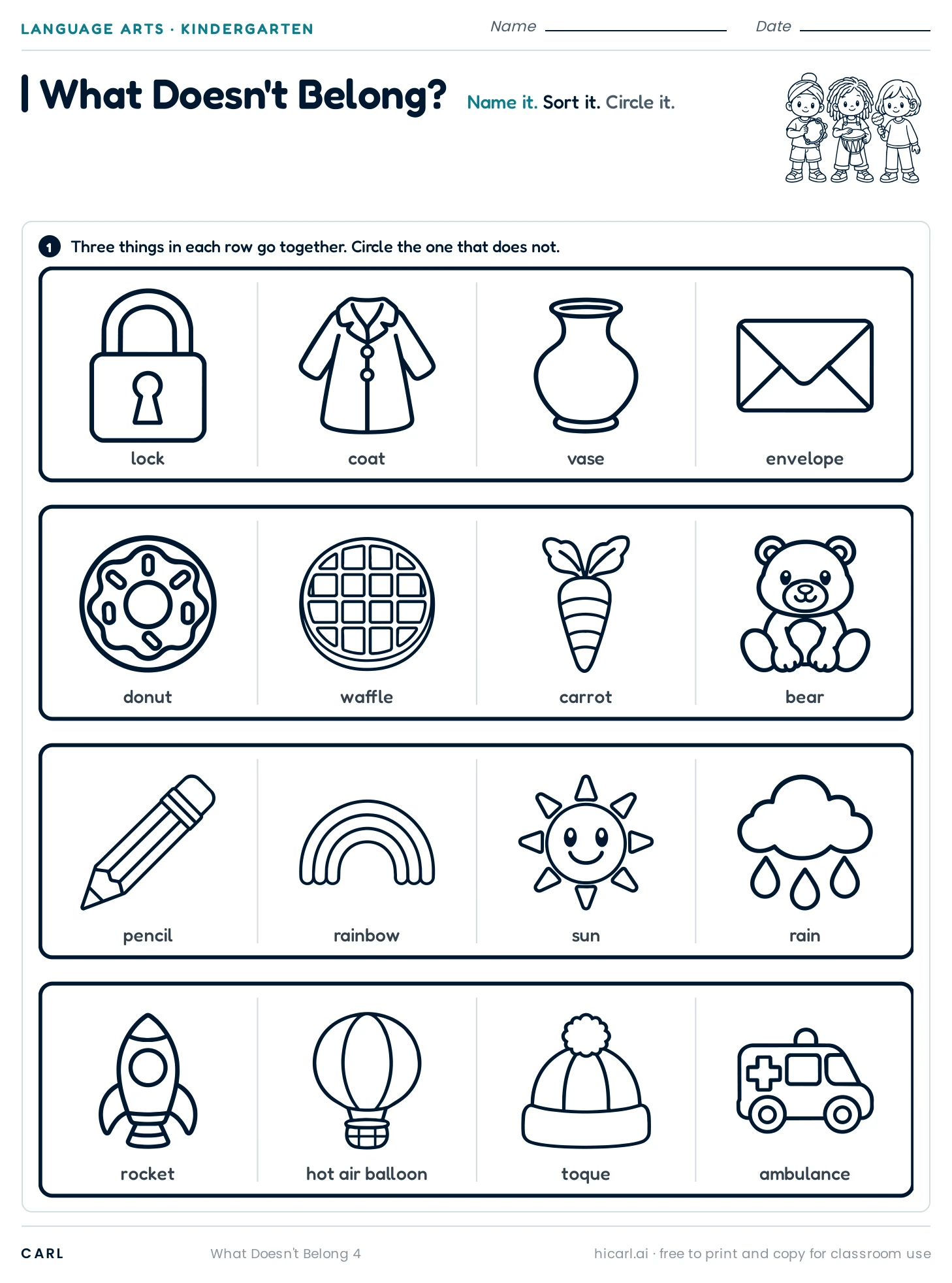 What Doesn't Belong? 4 preview