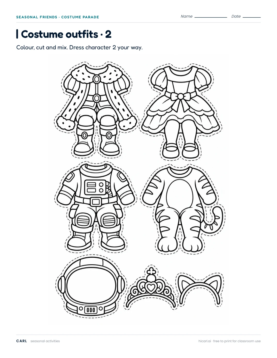 Costume outfits 2 preview