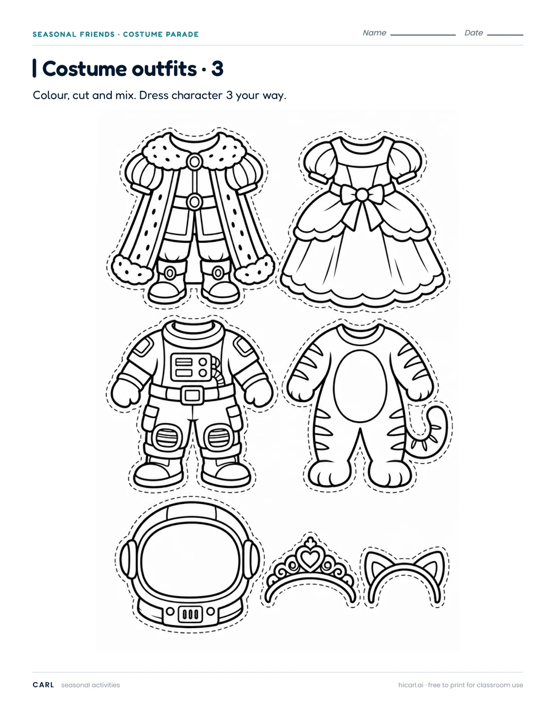 Costume outfits 3 preview