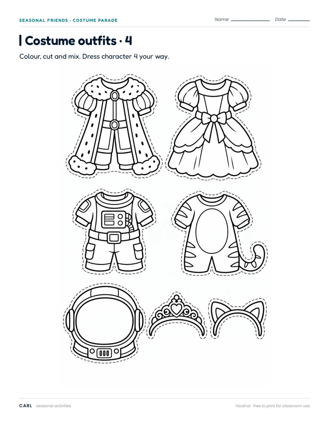 Costume outfits 4 preview