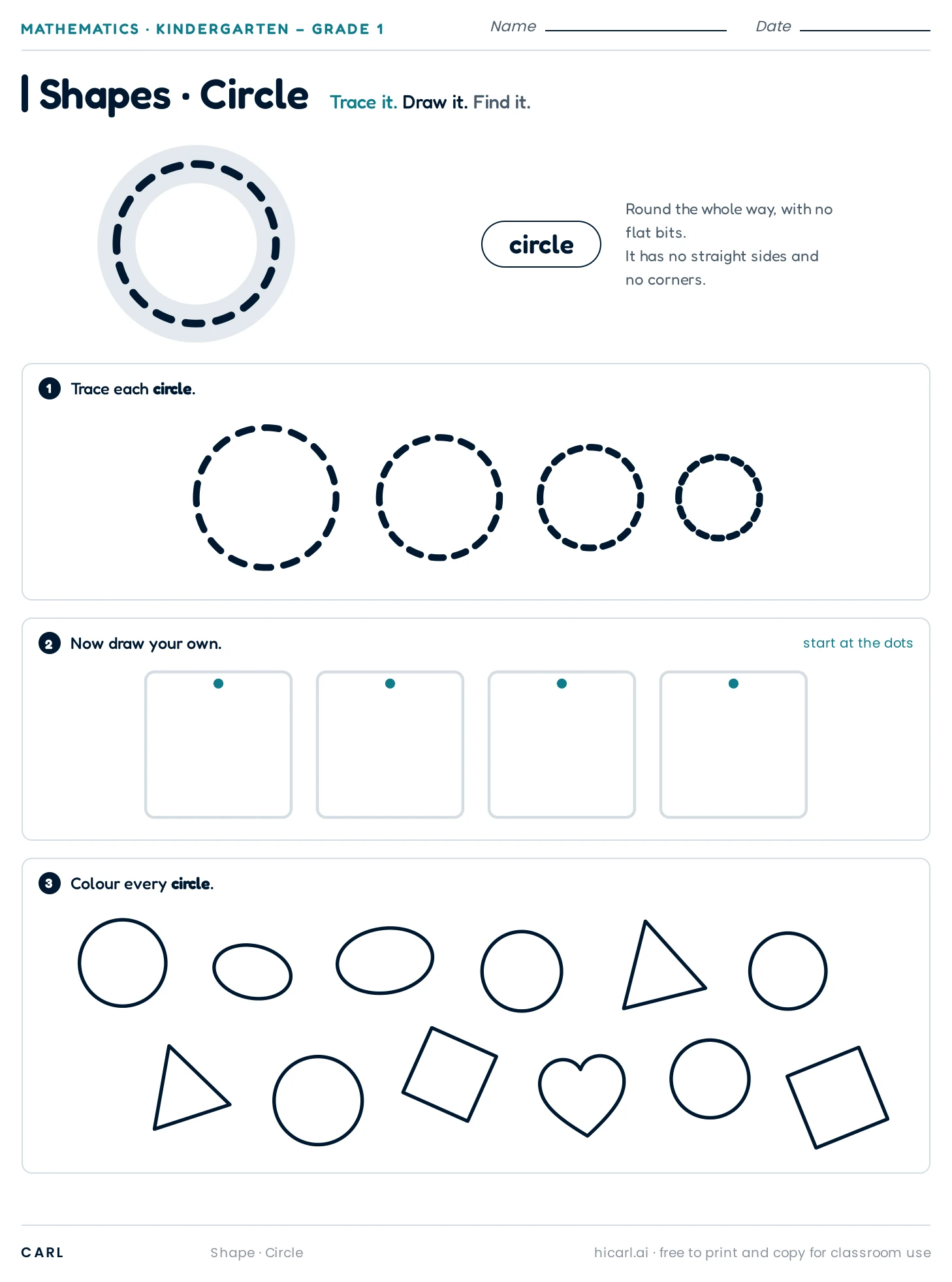 Shapes preview